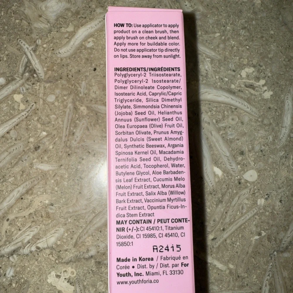 Youth‎ Foria Blush Oil New In Pack 